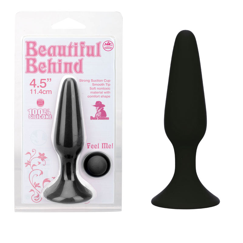 Beautiful Behind - Black 11.5 cm Butt Plug Excellent Power